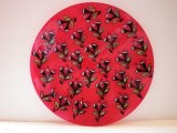 Assiette 24cm rouge lot de 6