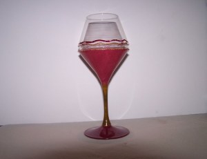 Verre à orangettes (rose)