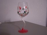 Verre collection fleurie, les floralies du chocolat